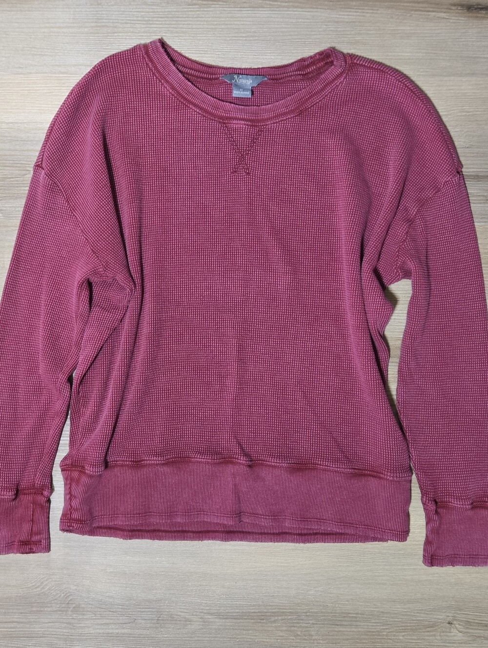 Thermal Waffle Knit Sweater